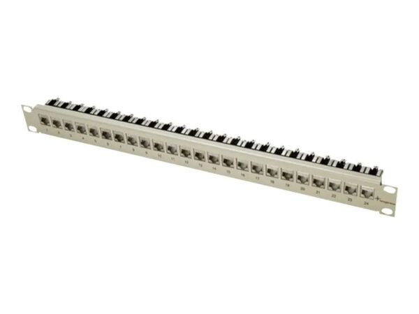 Telegärtner Karl Gärtner Telegärtner – Patch Panel – RJ – 45 X 24 – Hellgrau – 1U – 48.3 cm (19")