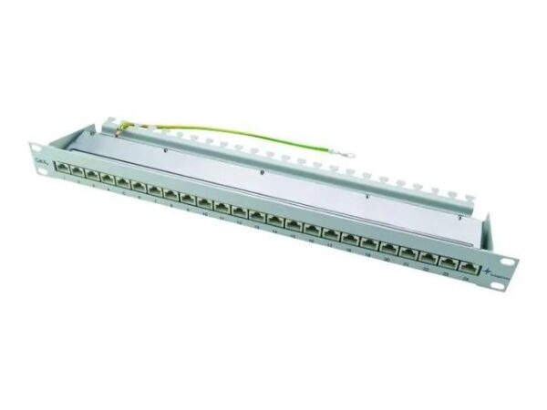 4018359363338-1 Telegärtner Karl Gärtner Telegärtner MPP24 – HS K – Patch Panel – CAT 6a – STP – RJ – 45 X 24 – Schwarz – 1U – 48.3 cm (19")