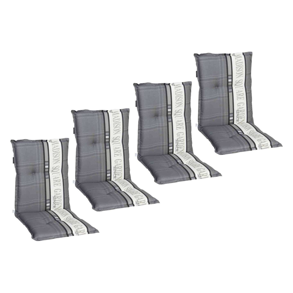Madison Auflage Garden grau Polyester B/H/L: ca. 105x8x50 cm