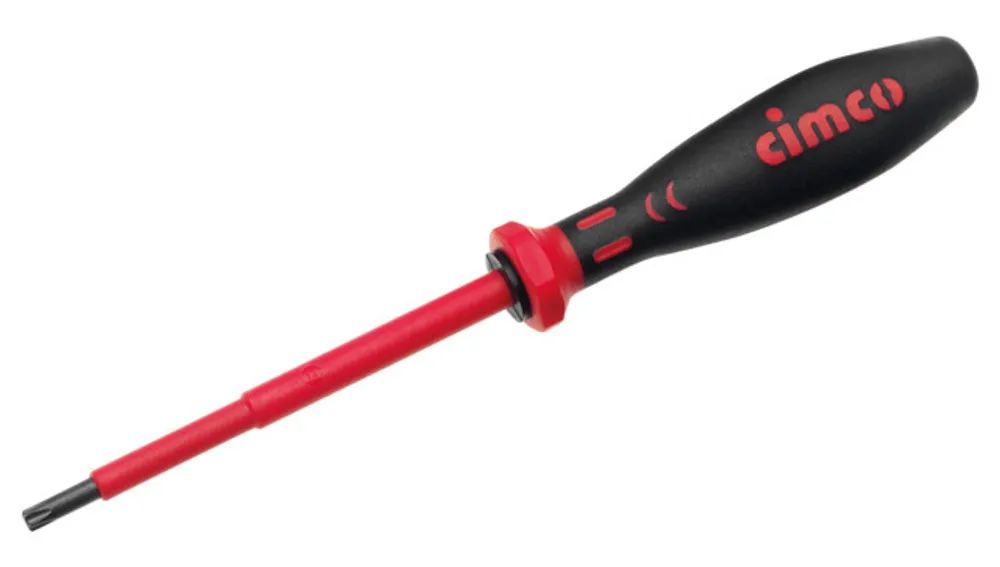 CIMCO Schraubendreher Isoliert Torx 195mm Prüfspannung 1000V T25x100mm