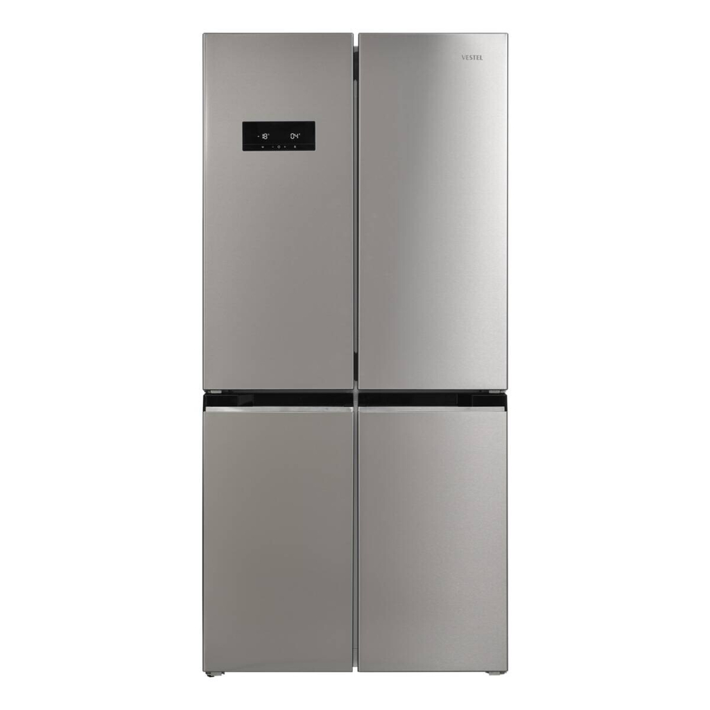 VESTEL French-Door Kühl-/Gefrierkombination FD56021 EX Inox B/H/T: ca. 84x179x69 cm