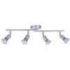 Sensation Spot 4-flg. Mundo silber Metall L: ca. 50 cm GU10 4 Brennstellen