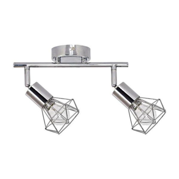 POCOline Spot 2-flg. Aurelius Chrom Metall B/H/L: ca. 21x10x31 cm E14 2 Brennstellen POCOline Spot 2-flg. Aurelius Chrom Metall B/H/L: ca. 21x10x31 cm E14 2 Brennstellen