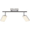 POCOline LED-Spot 2-flg. Chrissy Chrom Metall Kunststoff L: ca. 30 cm 2 Brennstellen