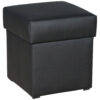 POCO Hocker Anca schwarz B/H/T: ca. 41x43x42 cm
