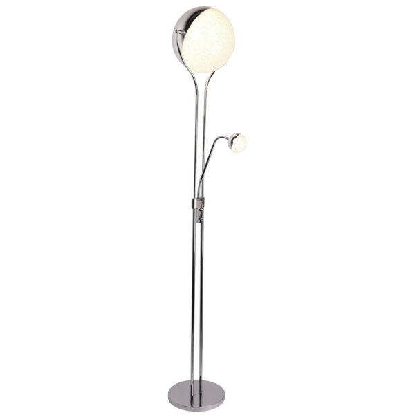 Reality Stehlampe Kris
Chrom weiß Metall H: ca. 180 cm