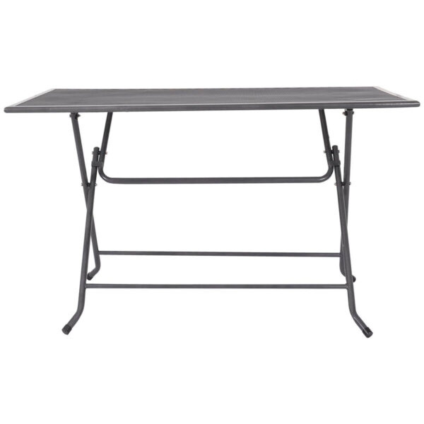 POCOline Klapptisch Pia grau Metall B/H/L: ca. 80x74x130 cm
