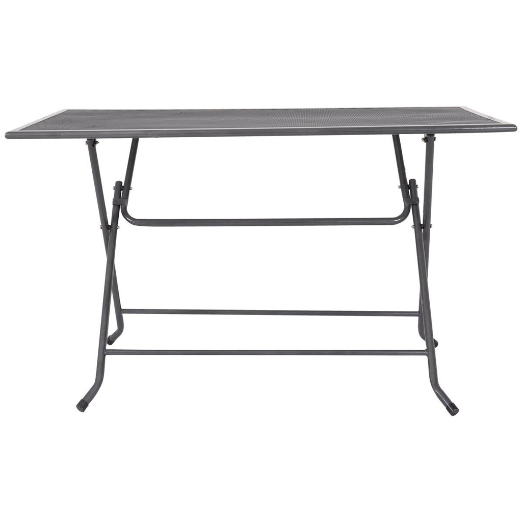 POCOline Klapptisch Pia grau Metall B/H/L: ca. 80x74x130 cm