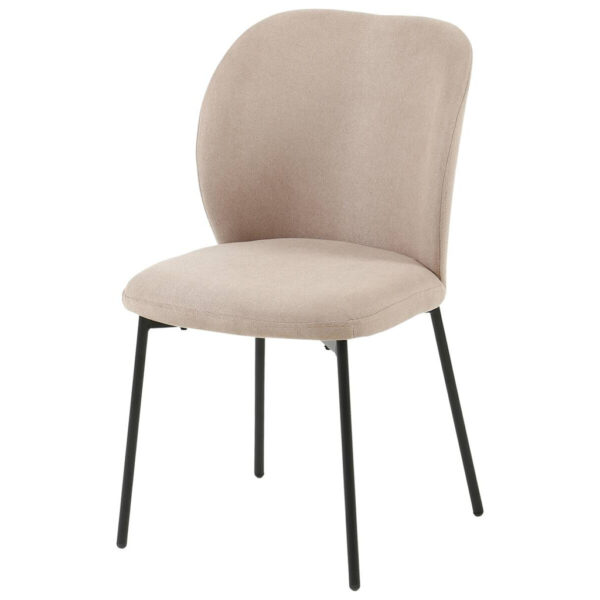 POCO Stuhl Medina beige Webstoff B/H/T: ca. 46x85x48 cm
