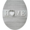 POCOline WC-Sitz Home grau Duroplast