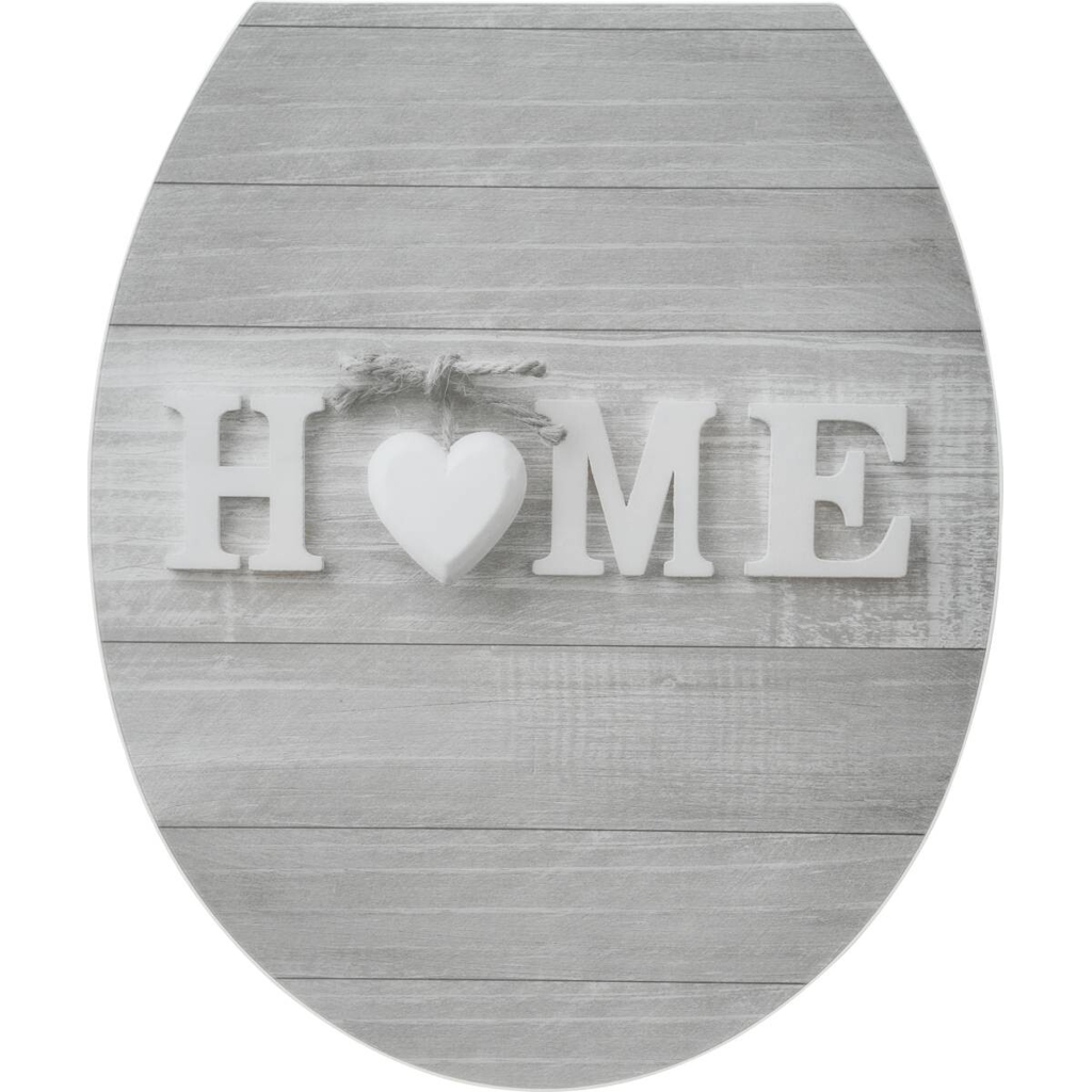POCOline WC-Sitz Home grau Duroplast