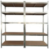 POCO Schwerlaststeckregal 2er-Set verzinkt B/H/T: ca. 200x200x60 cm