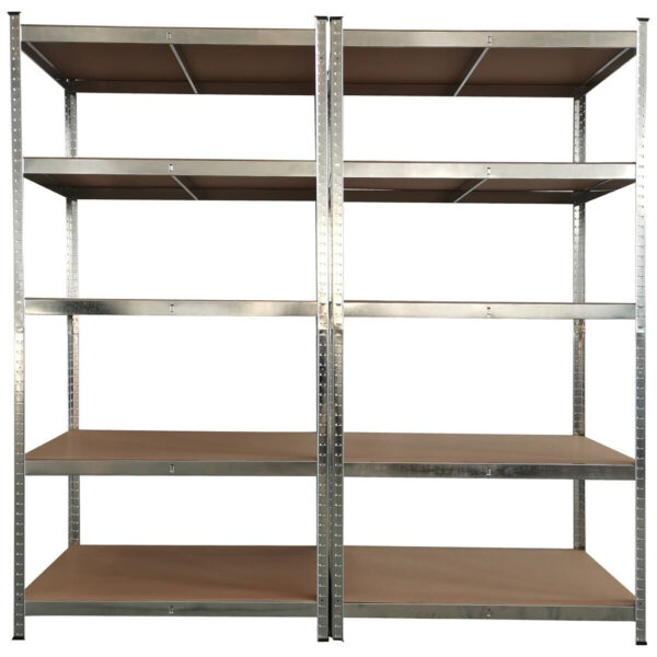 POCO Schwerlaststeckregal 2er-Set verzinkt B/H/T: ca. 200x200x60 cm