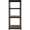 POCO Schwerlaststeckregal schwarz B/H/T: ca. 75x150x30 cm