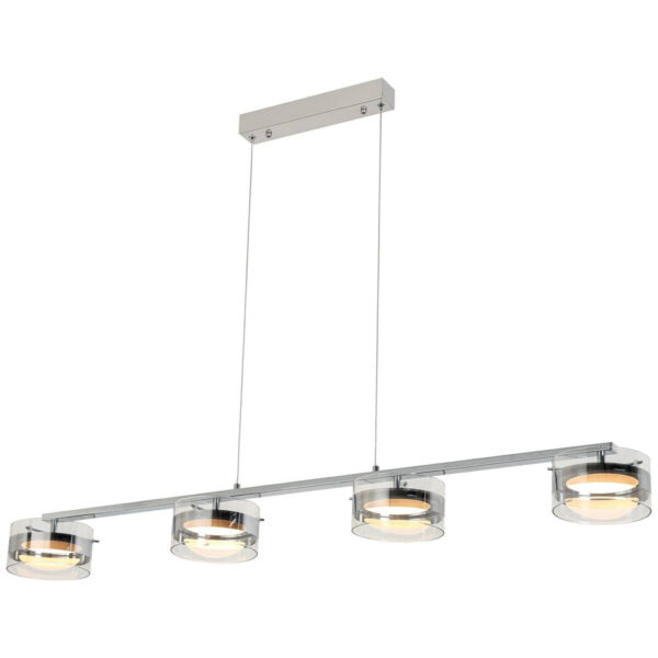 4025442320727 POCOline Pendelleuchte Annabell
Chrom Metall Glas B/H: ca. 15x120 cm