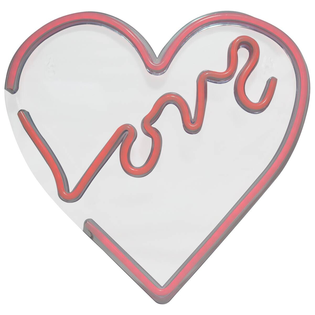 POCOline Neon Wandleuchte Love
rot B/H: ca. 35×33 cm