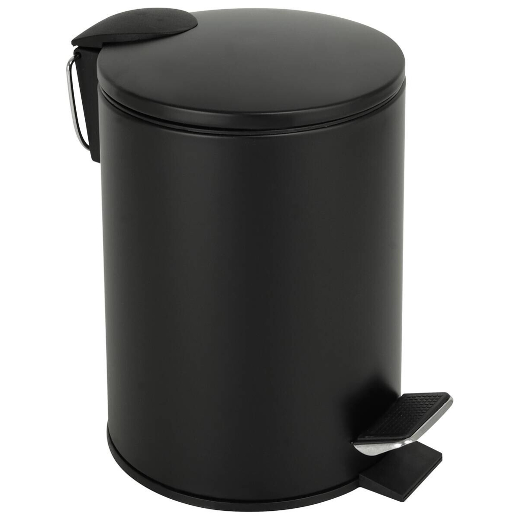 POCOline Kosmetikeimer schwarz Edelstahl ca. 2,6 l