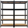 POCO Schwerlastregal 2erSet schwarz B/H/T: ca. 200x200x60 cm