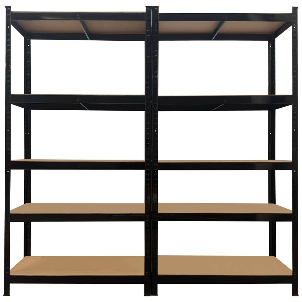 POCO Schwerlastregal 2erSet schwarz B/H/T: ca. 200x200x60 cm