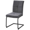 POCO Schwingstuhl Milos grau Microfaser B/H/T: ca. 45x92x65 cm