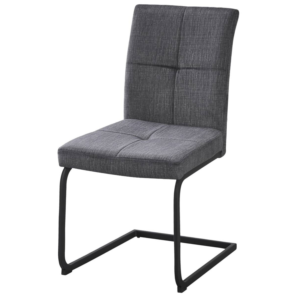 POCO Schwingstuhl Milos grau Microfaser B/H/T: ca. 45x92x65 cm