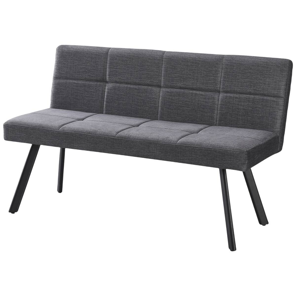 POCO Polsterbank Milos grau B/H/T: ca. 140x85x60 cm
