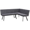 POCO Eckbank Milos grau B/H/T: ca. 195x152x85 cm