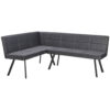 POCO Eckbank Milos grau B/H/L: ca. 152x85x195 cm