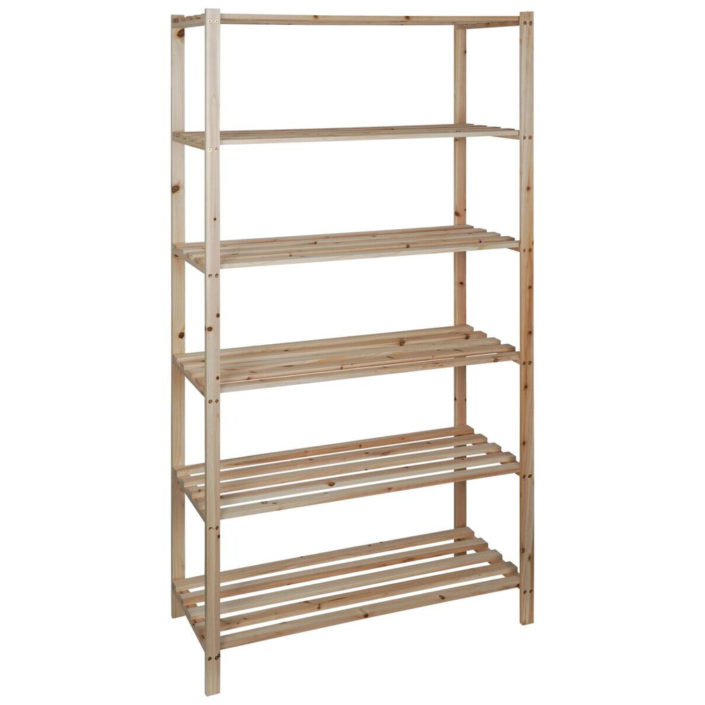 POCO Holzregal B/H/L: ca. 40x180x90 cm