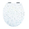 POCOline WC-Sitz Shiny weiß weiß MDF