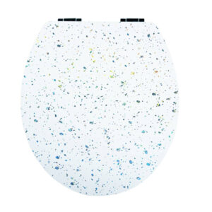 POCOline WC-Sitz Shiny weiß weiß MDF