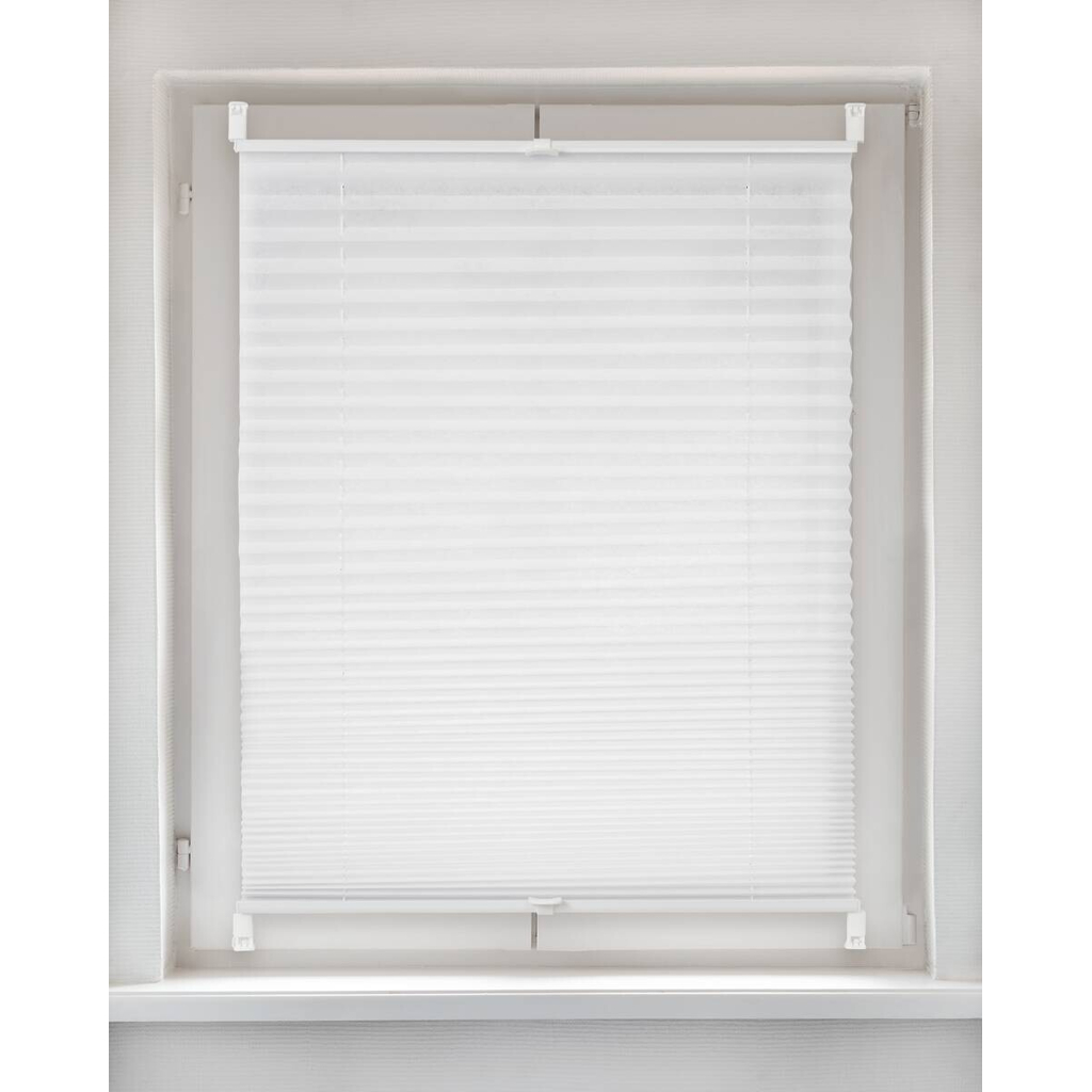 POCOline Spannplissee Non Woven weiß – verschiedene Größen