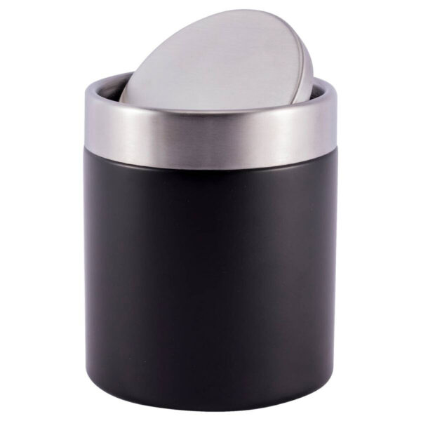 POCOline Kosmetikeimer schwarz Edelstahl ca. 1,58 l POCOline Kosmetikeimer schwarz Edelstahl ca. 1,58 l