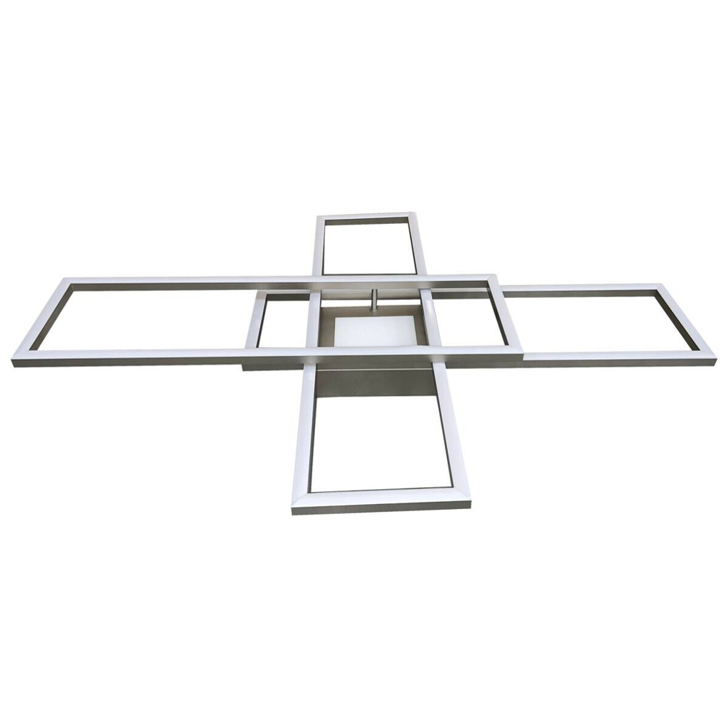 POCOline LED-Deckenleuchte Yara silber Metall Kunststoff B/H/L: ca. 69,4x11,5x99,2 cm