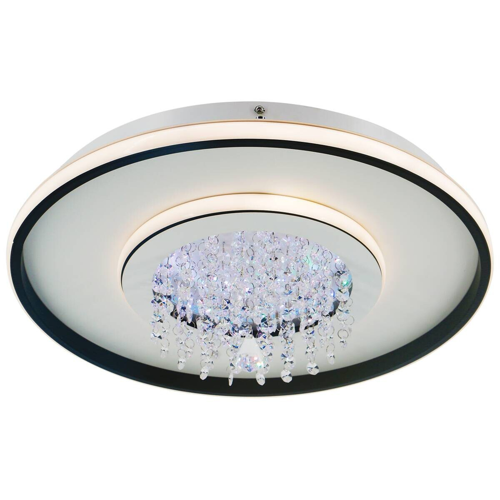 POCOline LED-Deckenleuchte Anna
schwarz Metall Kunststoff B/H/L: ca. 40x16x40 cm