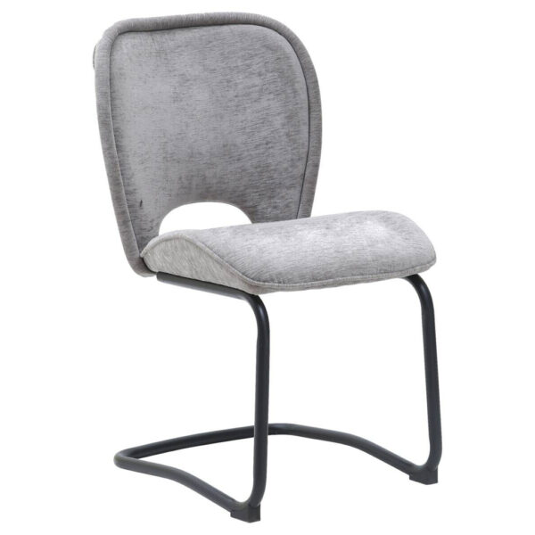 POCO Schwingstuhl Maja grau Microfaser B/H/T: ca. 63x88x52,5 cm