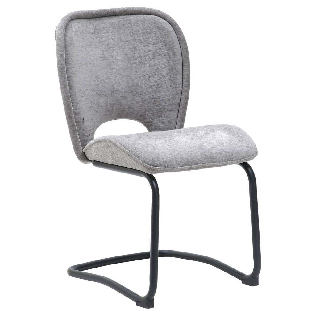 POCO Schwingstuhl Maja grau Microfaser B/H/T: ca. 63x88x52,5 cm