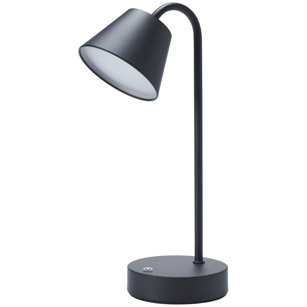 Pocoline - LED-Tischleuchte Darla schwarz Metall B/H/L: ca. 11x31x11 cm in Schwarz