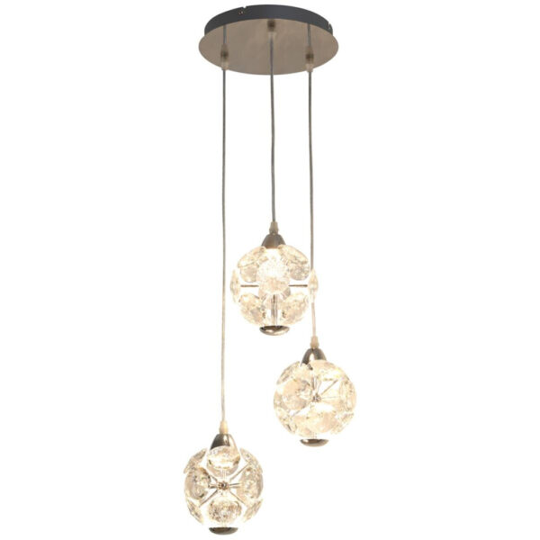 POCOline LED-Pendelleuchte Della
Chrom B/H/L: ca. 35x120x35 cm