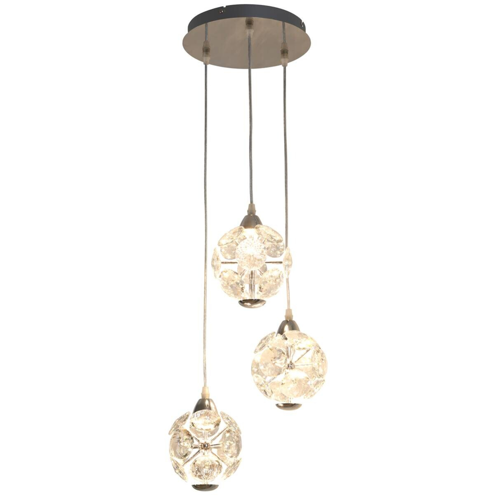 POCOline LED-Pendelleuchte Della
Chrom B/H/L: ca. 35x120x35 cm