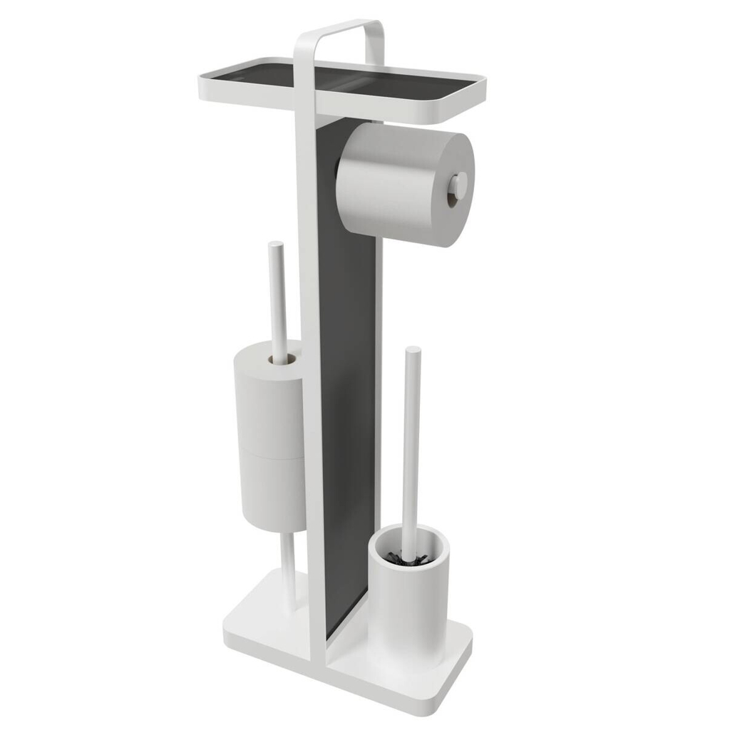 POCOline Stand-WC-Garnitur weiß Glas