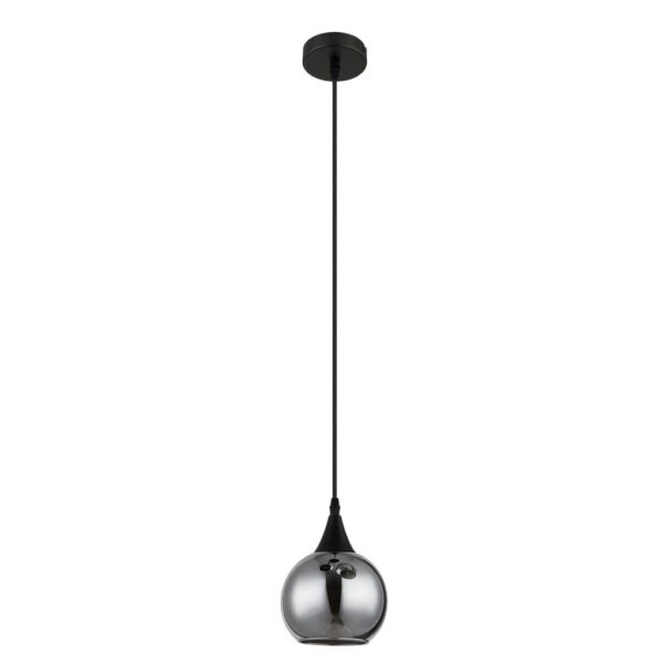 GLOBO Pendelleuchte Nika
schwarz Glas Metall H/D: ca. 120x15 cm null 1 Brennstellen