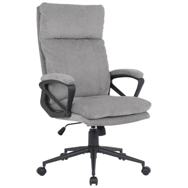 POCO Chefsessel Domi grau Stoff