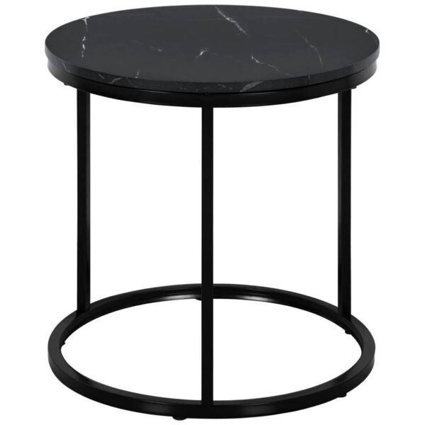 POCO Beistelltisch Lisa schwarz Marmoroptik D: ca. 39,5 cm POCO Beistelltisch Lisa schwarz Marmoroptik D: ca. 39,5 cm