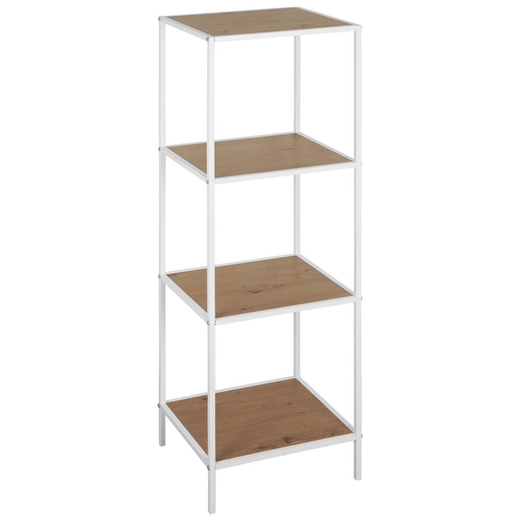 POCO Standregal Tom weiß Eiche Nachbildung B/H/T: ca. 37x118x33 cm