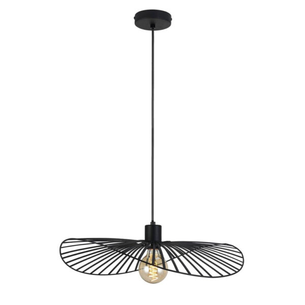 POCOline Pendelleuchte Mabel
schwarz Metall H/D: ca. 120x50 cm E27 1 Brennstellen