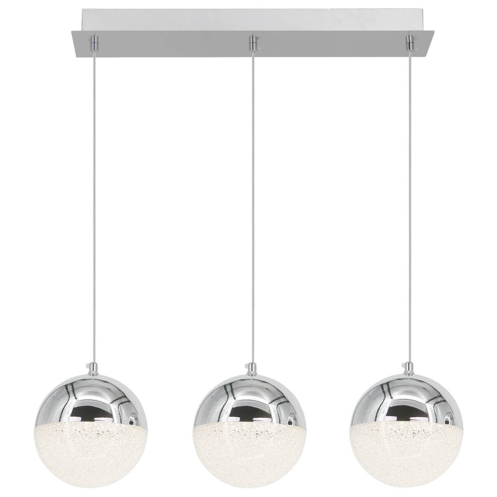 POCOline LED-Pendelleuchte Ginny
Chrom Acryl Metall B/H/L: ca. 15x125x58 cm