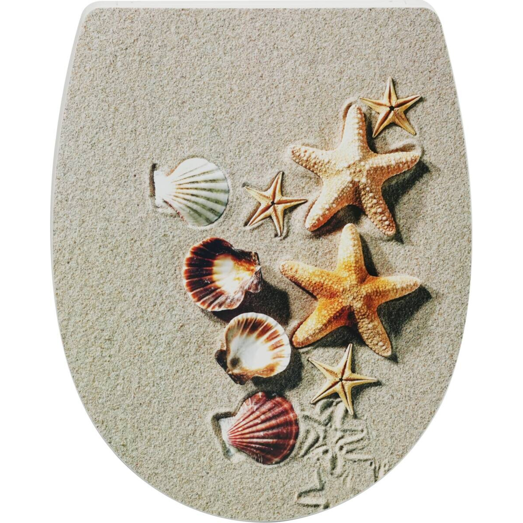 POCOline WC-Sitz Muscheln sand Thermoplast