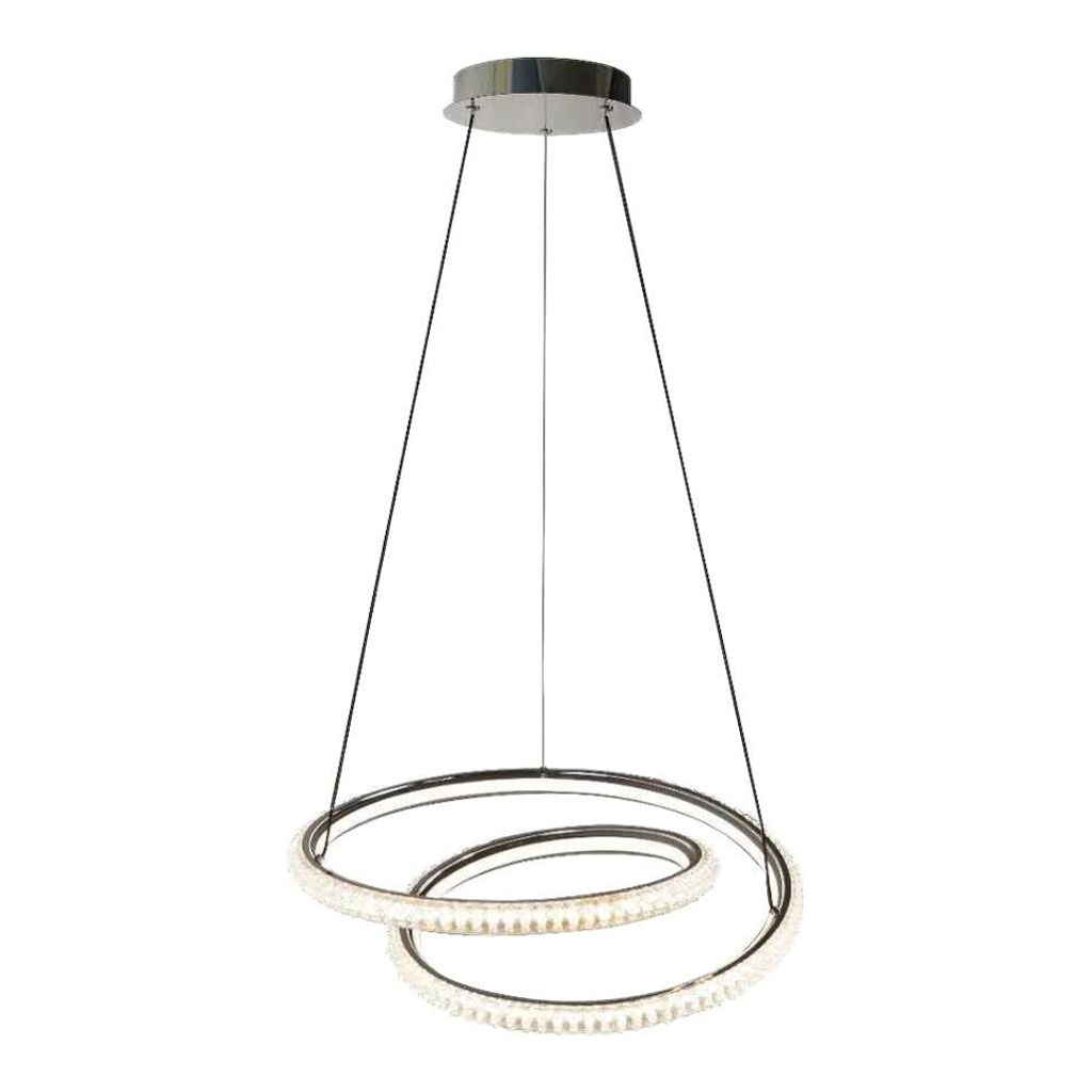 POCOline LED-Pendelleuchte Giorgia
Chrom Acryl Metall H/D: ca. 120×45 cm