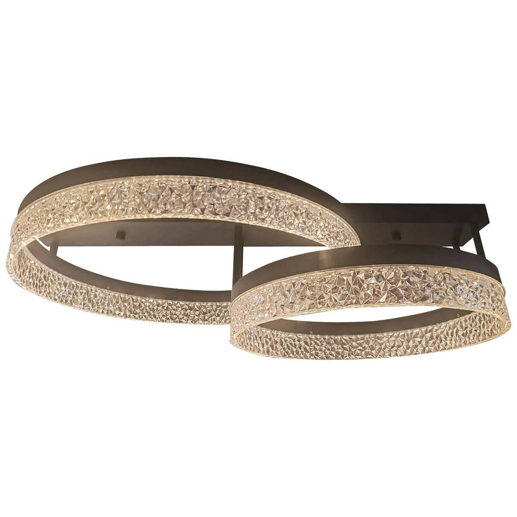 POCOline LED-Deckenleuchte Odett Metall Acryl B/H/L: ca. 50x20,5x72 cm